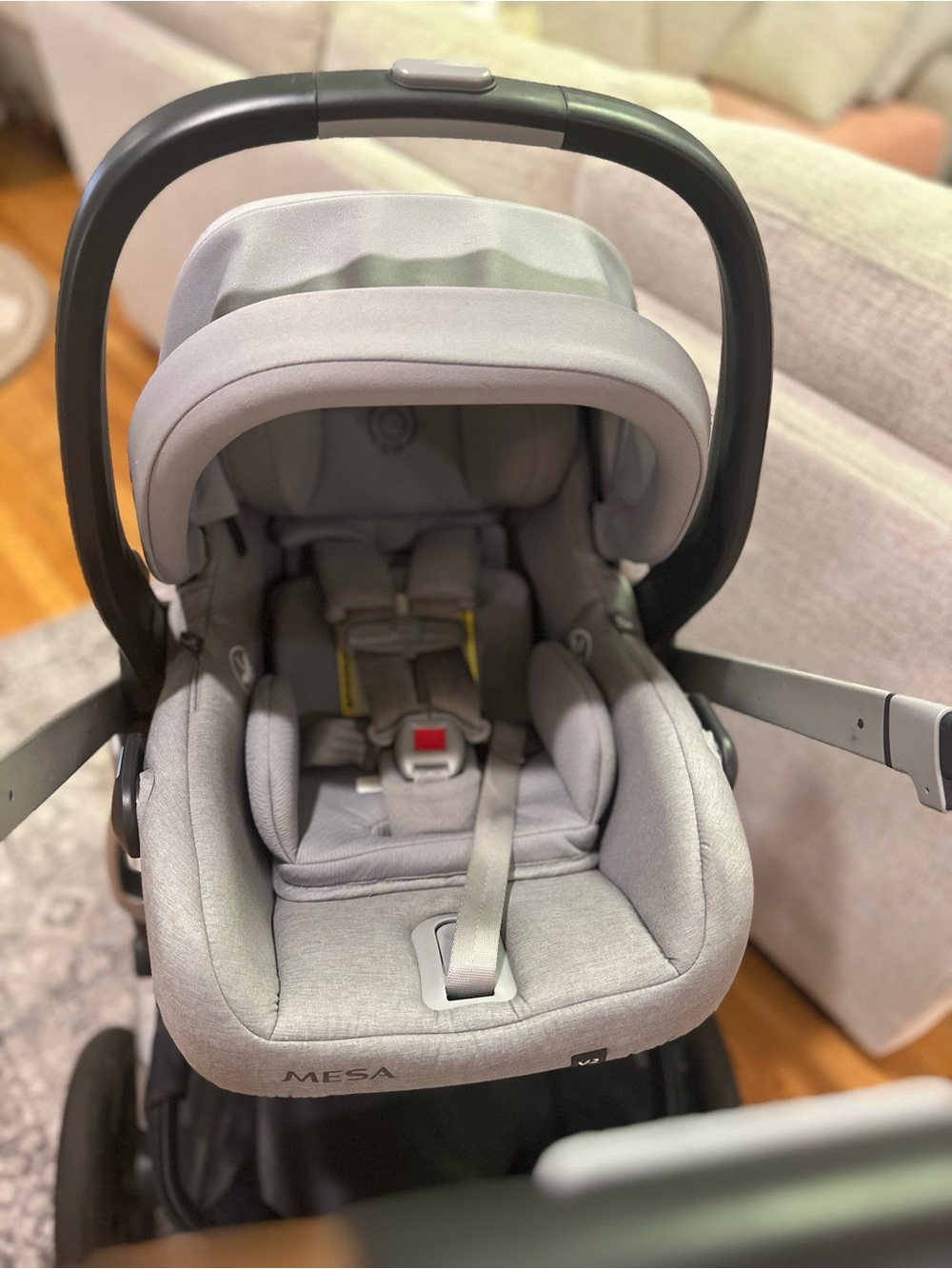 UPPAbaby MESA V2 Infant Grey Car Seat - STELLA
